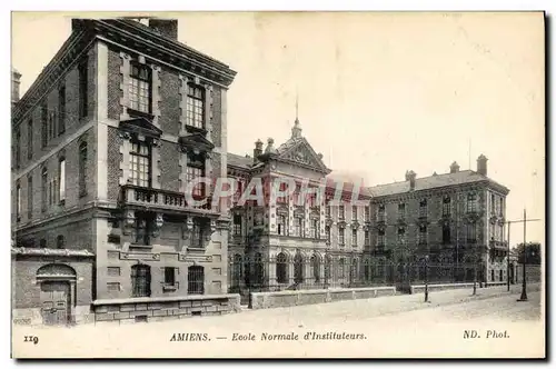 Cartes postales Amiens Ecole Normale d'Instituteurs