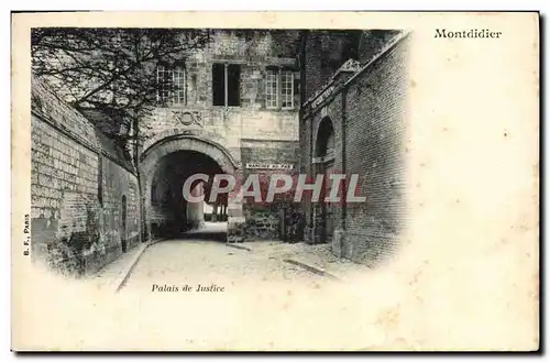 Cartes postales Montdidier Palais de Justice