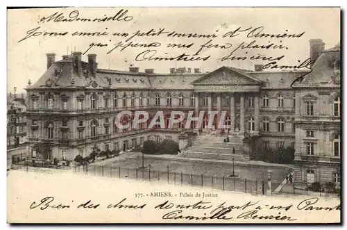 Cartes postales Amiens Palais de Justice