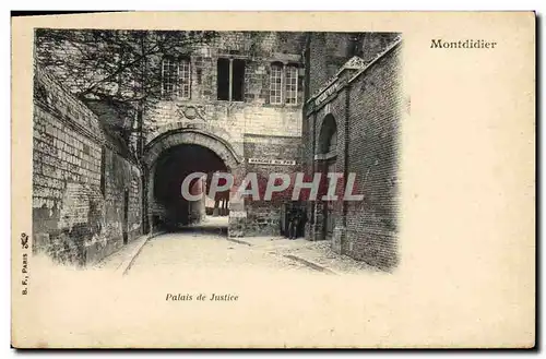 Cartes postales Montdidier Palais de Justice