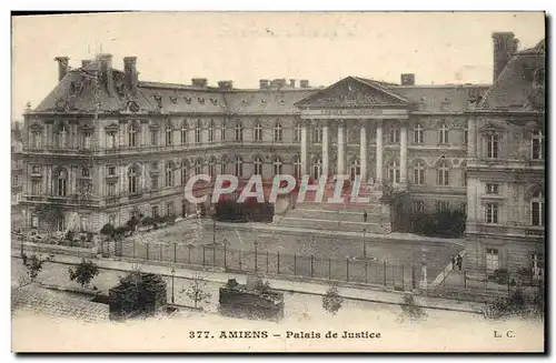 Cartes postales Amiens Palais de Justice