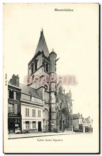 Cartes postales Montdidier Eglise Saint Sepulere
