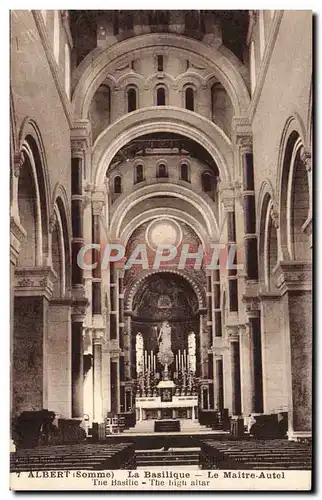 Cartes postales Albert La Basilique Le Maitre Autel