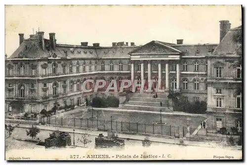 Cartes postales Amiens Palais de Justice