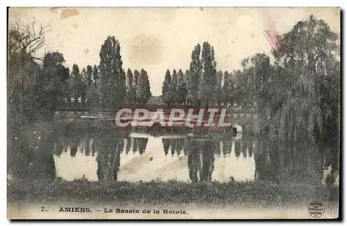 Ansichtskarte AK Amiens Le Bassin de la Hotoie