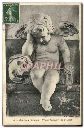 Cartes postales Amiens L'Ange Pleureur de Blasset