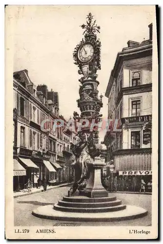 Cartes postales Amiens L'Horloge