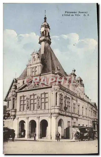 Cartes postales Peronne L&#39Hotel de Ville