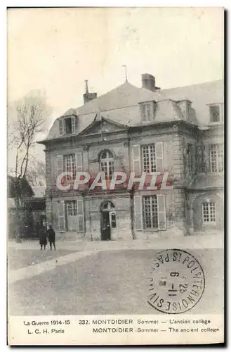 Cartes postales Montdidier L&#39ancien College