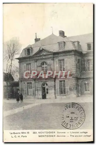 Cartes postales Montdidier L'ancien College