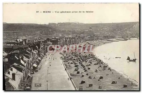 Ansichtskarte AK Mers Vue generale prise de la Falaise