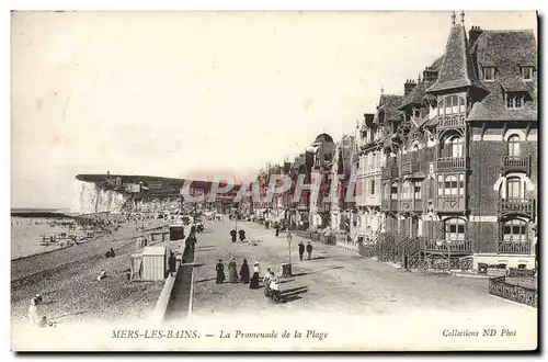 Cartes postales Mers les Bains La Promenade de la Plage