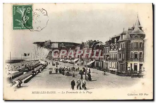 Cartes postales Mers les Bains La Promenade de la Plage