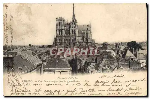 Ansichtskarte AK Amiens Vue Panoramique vers la Cathedrale