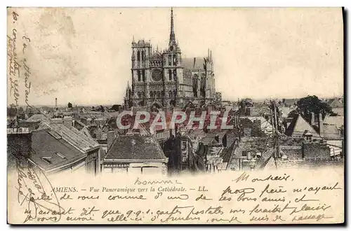 Cartes postales Amiens Vue Panoramique vers la Cathedrale