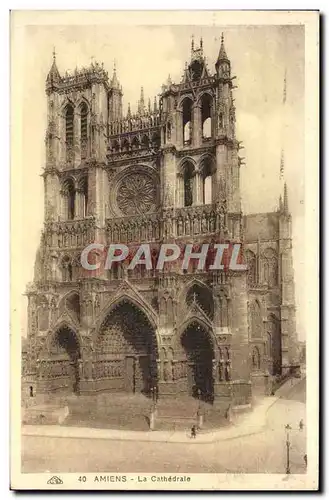 Cartes postales Amiens La Cathedrale