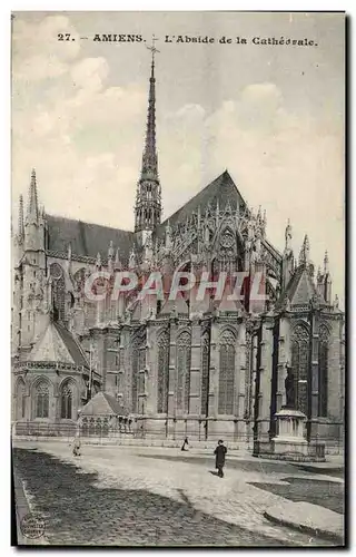 Cartes postales Amiens L&#39Abside de la Cathedrale