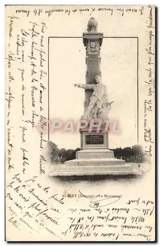 Ansichtskarte AK Albert Le Monument Militaria