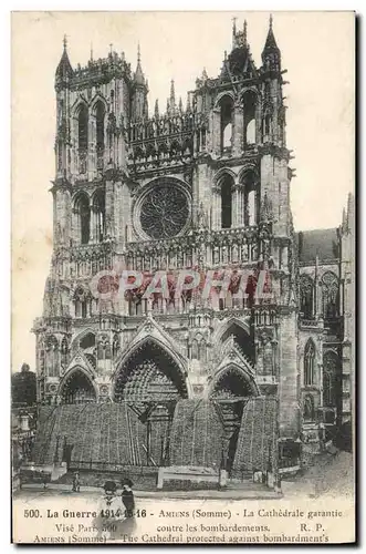 Cartes postales Amiens La Cathedrale