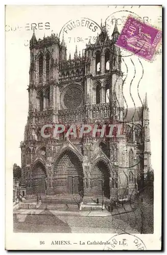 Cartes postales Amiens La Cathedrale