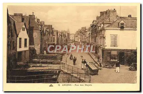 Ansichtskarte AK Amiens Rue des Majots