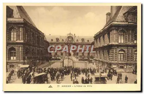 Cartes postales Amiens L&#39Hotel de Ville