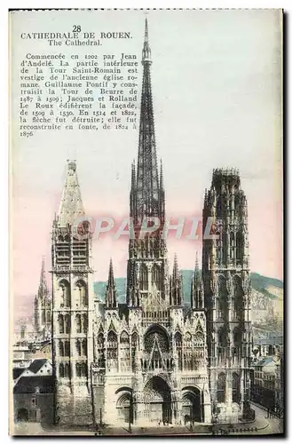 Cartes postales Cathedrale de Rouen