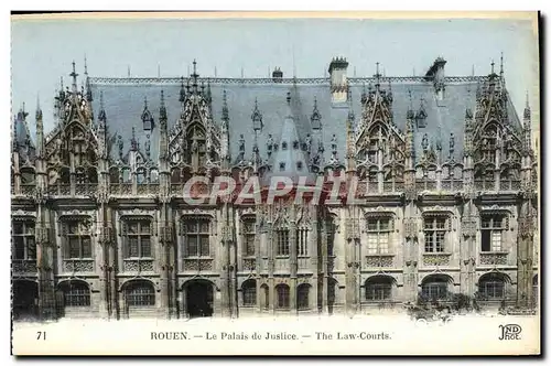 Cartes postales Rouen Le Palais de Justice