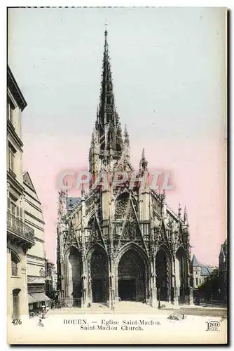 Cartes postales Rouen Eglise Saint Maclou