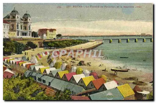 Cartes postales Royan Le Conche de Foncillon et la nouvelle jetee