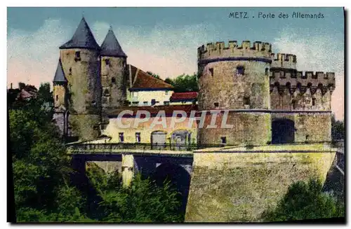 Cartes postales Metz Porte des Allemands