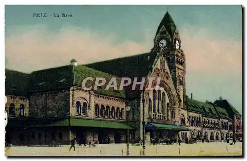 Cartes postales Metz La Gare