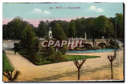 Cartes postales Metz L'Esplanade