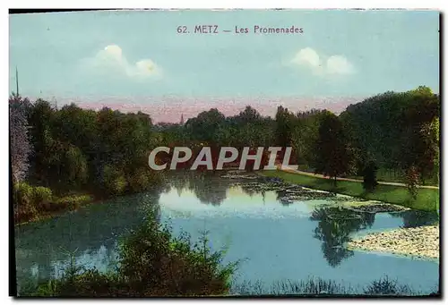 Cartes postales Metz Les Promenades