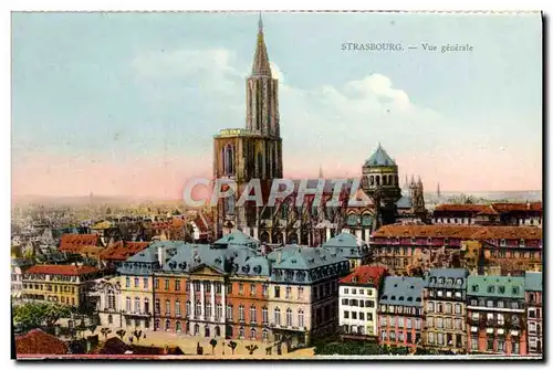 Cartes postales Strasbourg Vue generale