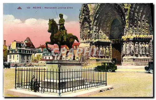 Cartes postales Reims Monument Jeanne d&#39Arc