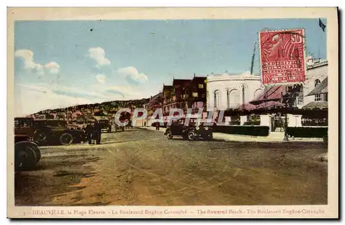 Cartes postales Deauville La Plage Fleurie Le Bonlevard Eugene Corniche