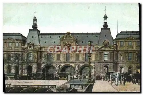 Cartes postales Paris Le Louvre Guichet Des Saints Peres