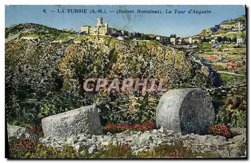 Cartes postales La Turbie La Tour D&#39Auguste Ruines romaines