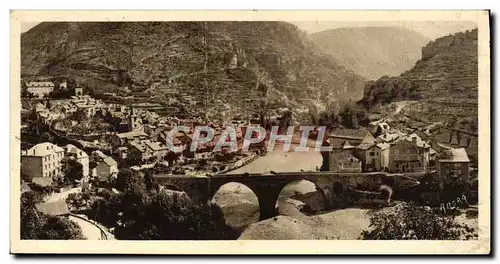Cartes postales Gorges Du Tarn Sainte Enimie Vue Generale