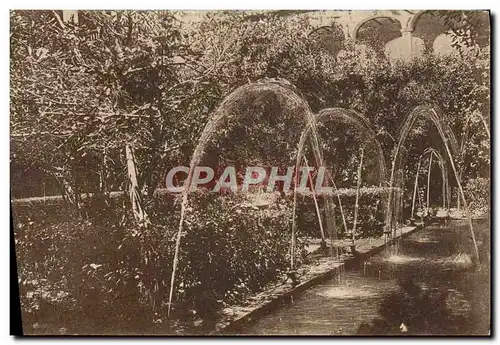 Cartes postales Granada Generalife Jardines