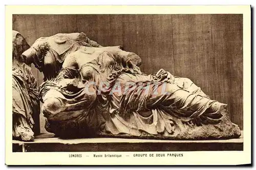 Cartes postales Londres Musee Britannique Groupe de deux Parques