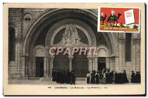 Cartes postales Lourdes Le Rosaire Le Portail