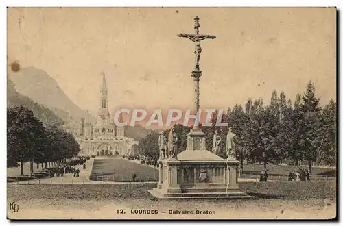 Cartes postales Lourdes Calvaire Breton