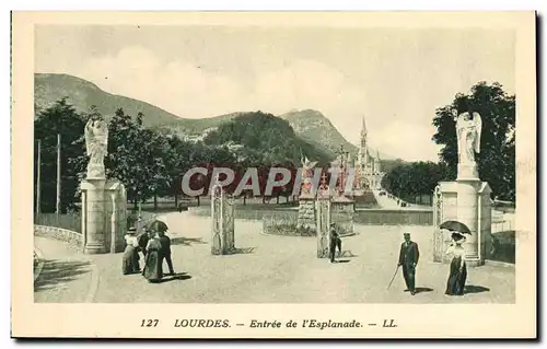 Cartes postales Lourdes Entree De I&#39Esplanade