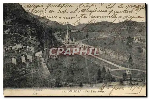 Cartes postales Lourdes Vue Panoramique