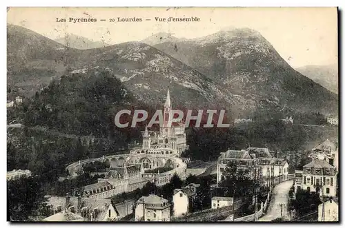 Cartes postales Lourdes Vue D&#39ensemble