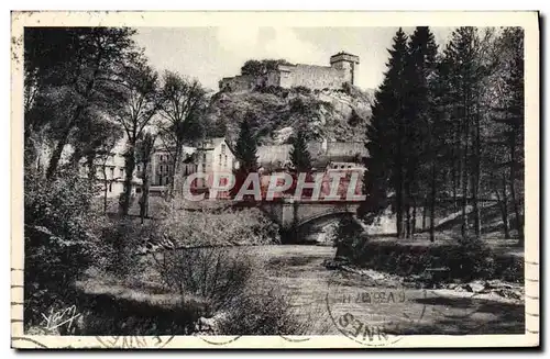 Cartes postales Lourdes Le Chateau Fort Et Le Gave