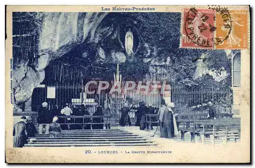 Cartes postales Lourdes La Grotte miraculeuse