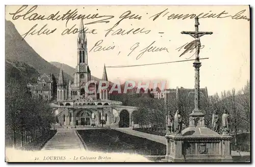 Cartes postales Lourdes Le Calvaire Breton